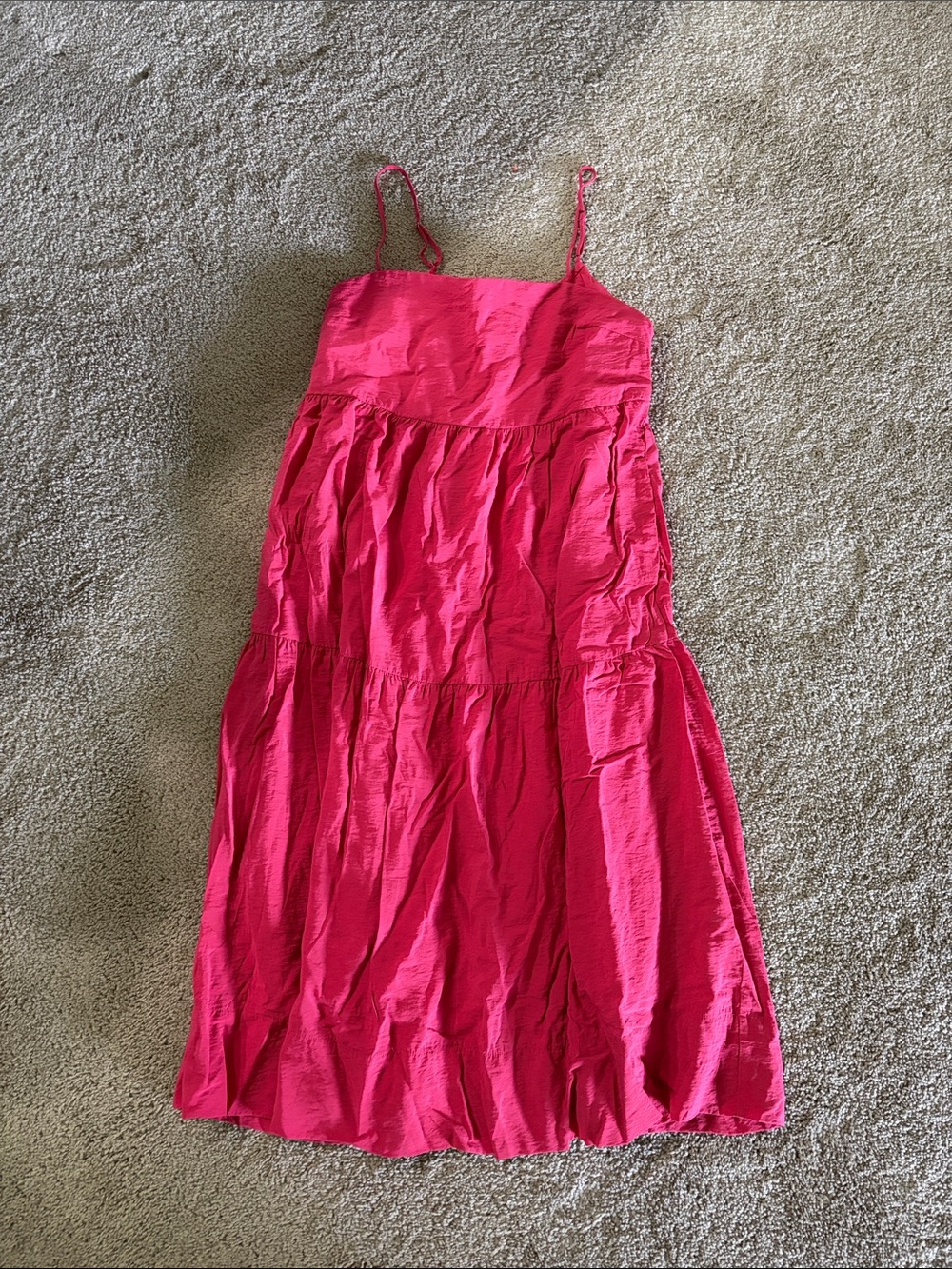 Abercrombie Pink Spaghetti-Strap Summer Dress